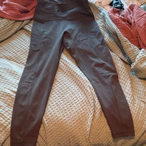 Popflex Dark Green cargo Leggings